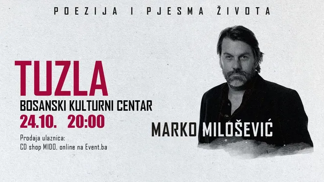 Večer poezije i pjesme Marka Miloševića